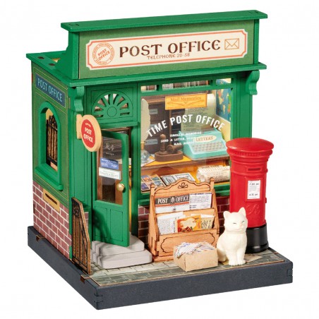 Century Post Office, Diy Miniature House, Rolife