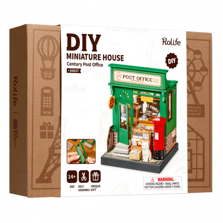 Century Post Office Diy Miniature House rolife