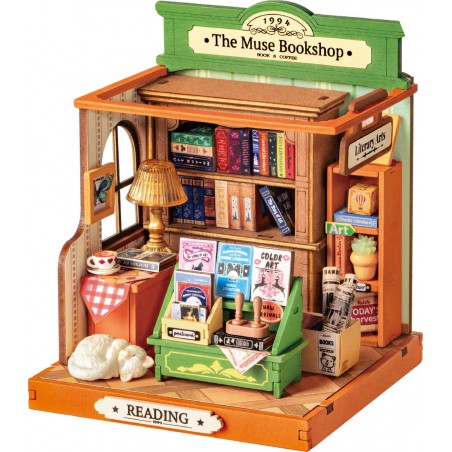 The Muse Bookshop, Diy Miniature House, Rolife