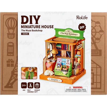 The Muse Bookshop Diy Miniature House rolife