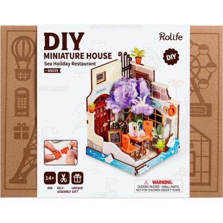 Sea Holiday Restaurant Diy Miniature House rolife