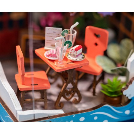 Sea Holiday Restaurant Diy Miniature House rolife