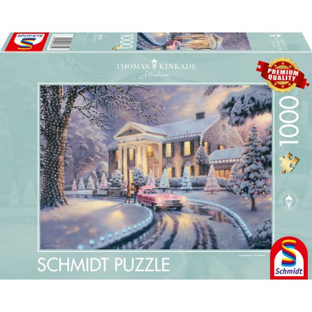 Graceland Christmas, Thomas Kinkade 1000 stukjes Schmidt