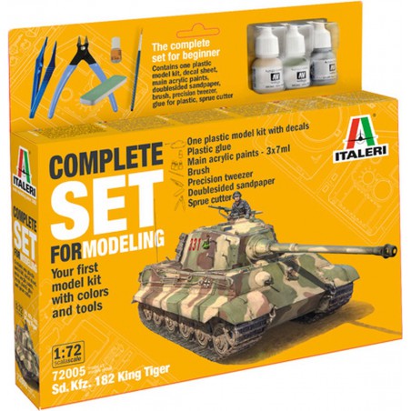 Modelset SD. KFZ 182 King Tiger 1:72, Italeri