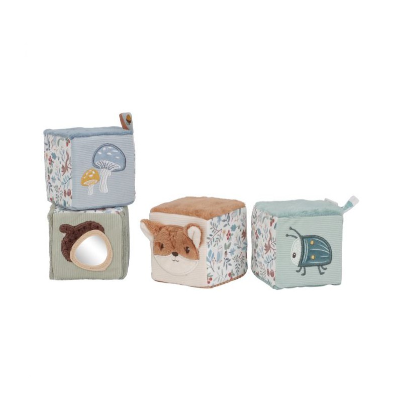Zachte blokkenset, Forest Friends - Little Dutch