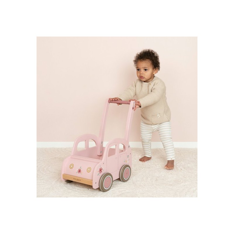 Loopwagen roze - Little Dutch