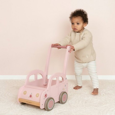 Loopwagen roze - Little Dutch