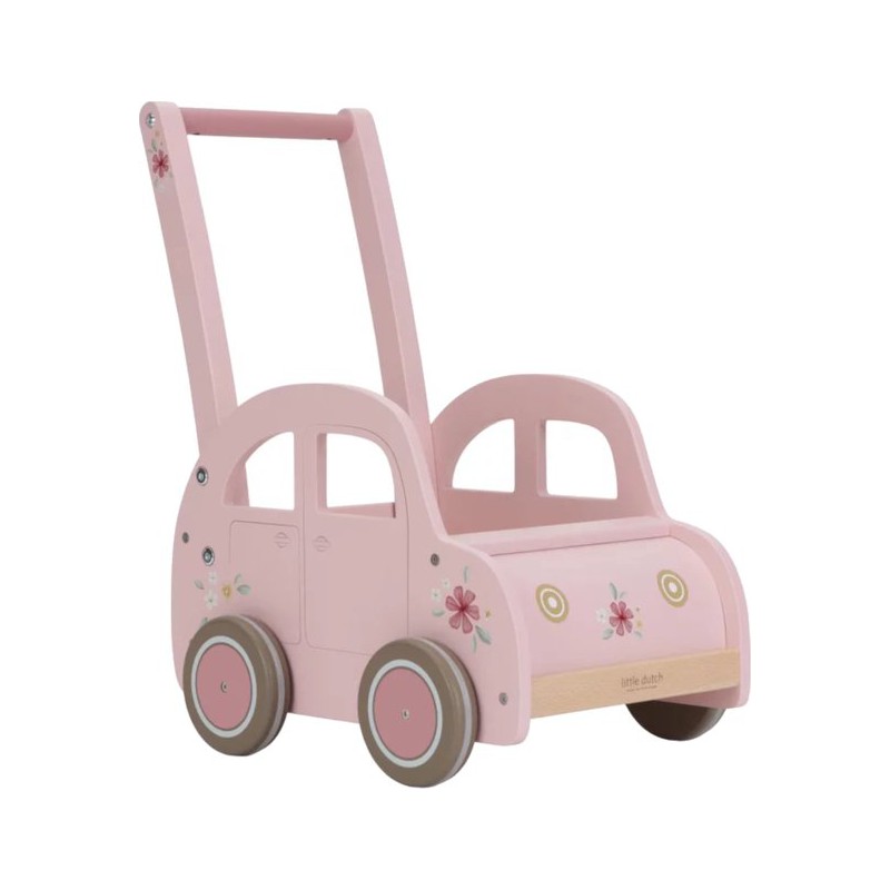 Loopwagen roze - Little Dutch