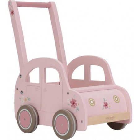 Loopwagen roze - Little Dutch