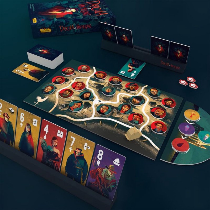 Dracula vs Van Helsing kaartspel geronimo games