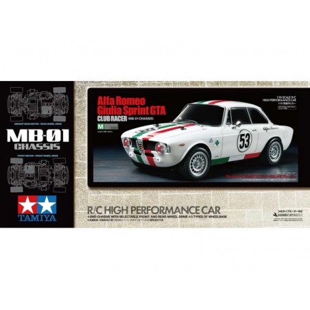 Alfa Romeo Giulia Sprint GTA (MB-01), Tamiya, Modelbouw RC