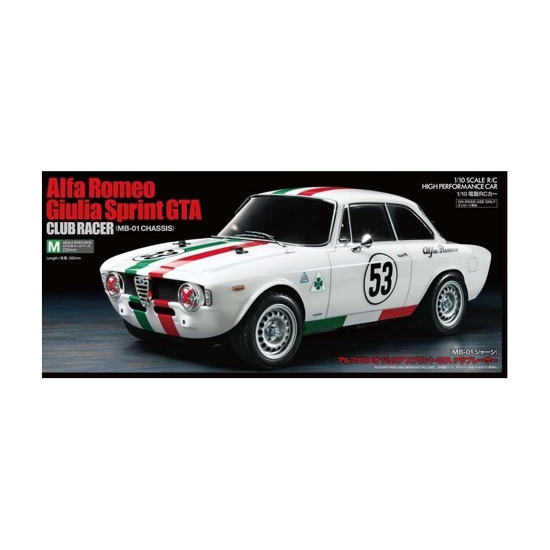 Alfa Romeo Giulia Sprint GTA (MB-01), Tamiya, Modelbouw RC