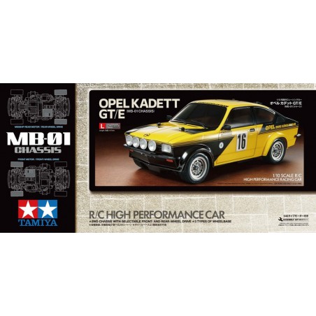 Opel Kadett GT/E (MB-01), Tamiya, Modelbouw RC