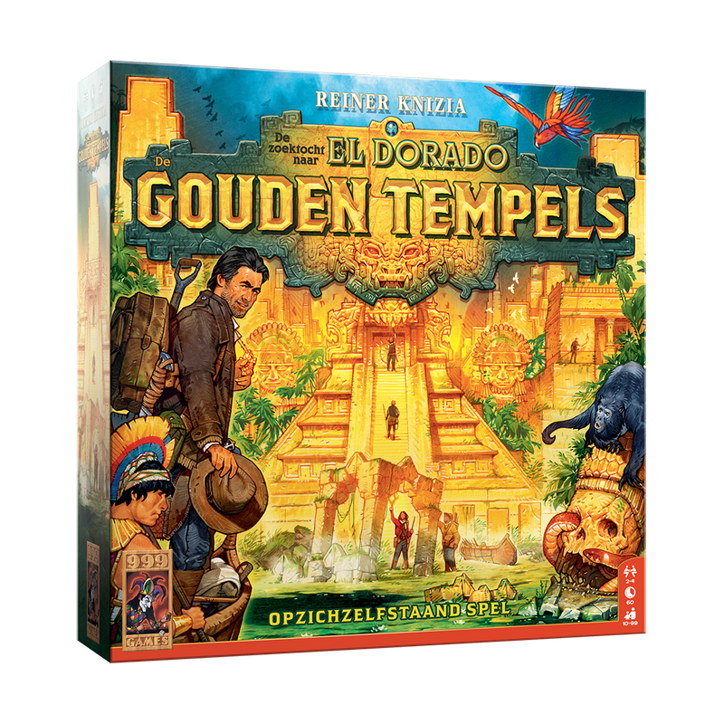 De zoektocht naar El Dorado, De Gouden Tempels - Bordspel, 999 games