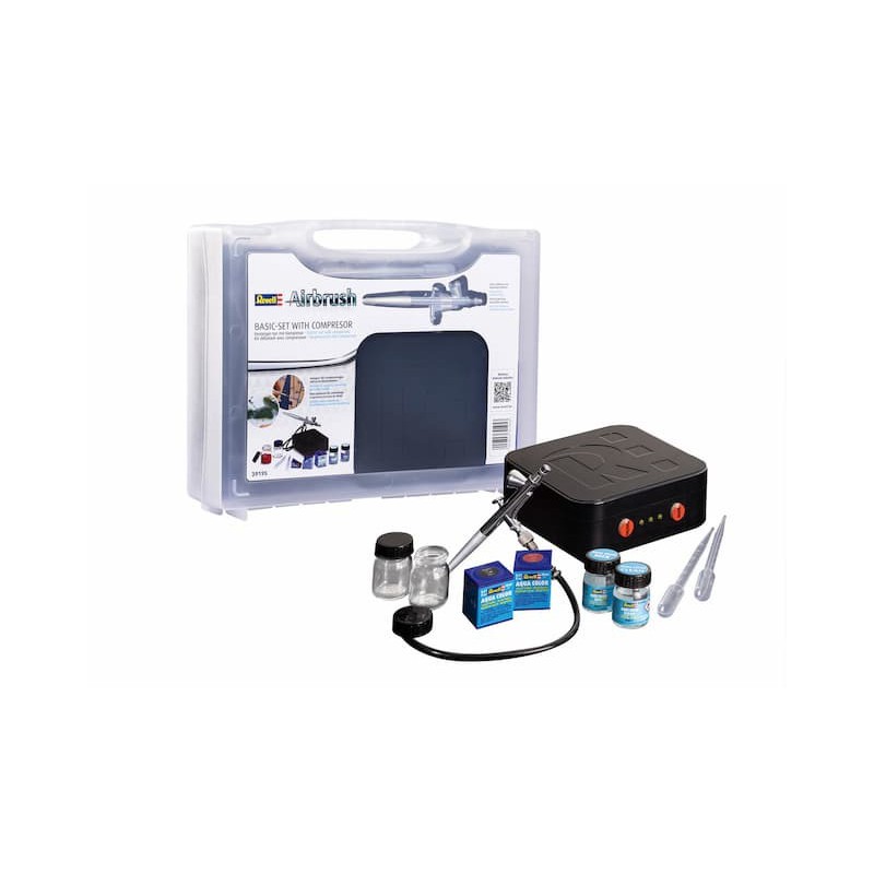 Airbrush Basic-Set met Compressor, Revell