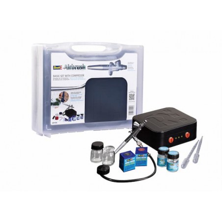 Airbrush Basic-Set met Compressor, Revell