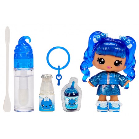 Yummiland, Lipgloss + small doll - Rory Blueberry