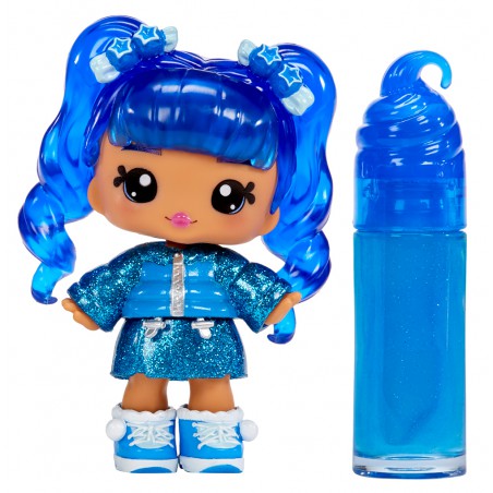 Yummiland, Lipgloss + small doll - Rory Blueberry