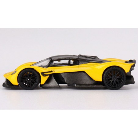 Aston Martin Valkyrie Yellow 1:64, Mini GT