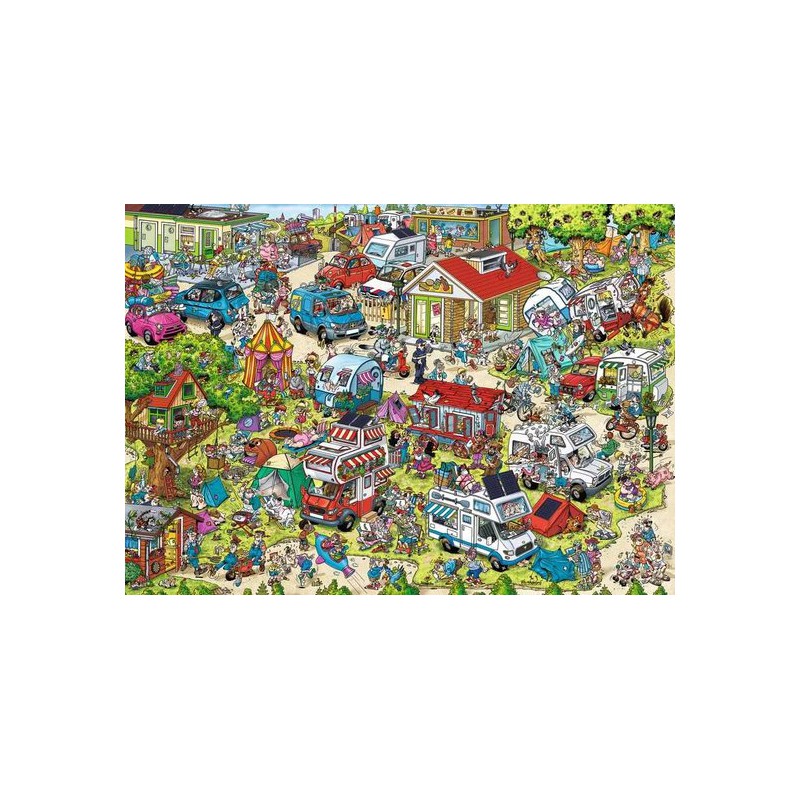 1000stukjes Ravensburger The Campsite holiday resort