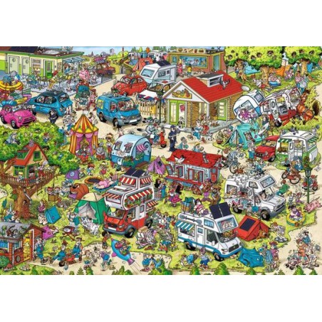 1000stukjes Ravensburger The Campsite holiday resort