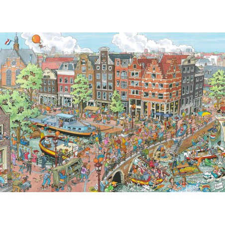 Ravensburger puzzel 1000st   Fleroux   Amsterdam  cities of the world