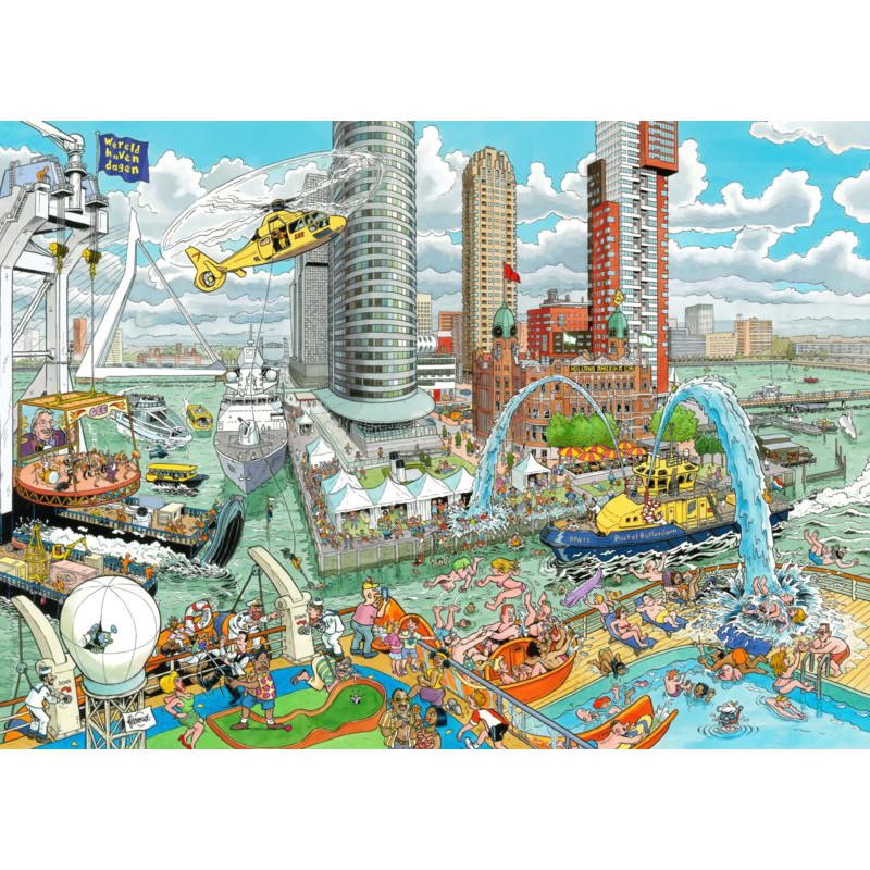 Rotterdam Fleroux 1000stukjes Ravensburger cities of the world