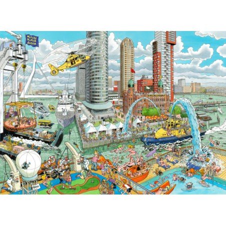 Rotterdam Fleroux 1000stukjes Ravensburger cities of the world