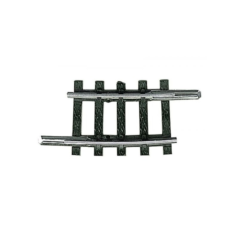 Gebogen Rails R2 6°, Minitrix