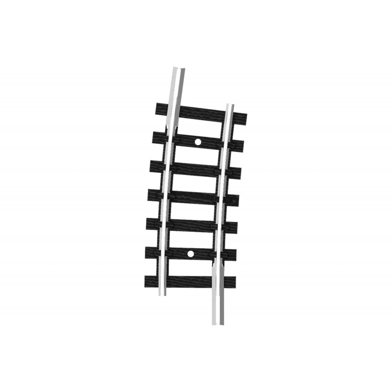 Gebogen Rails R2B 7,5°, Minitrix