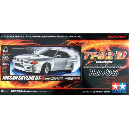 Nissan Skyline GT-R (TT-02 D), Tamiya, Modelbouw RC