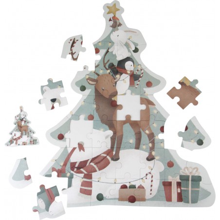 Kerstpuzzel XL FSC - Little Dutch