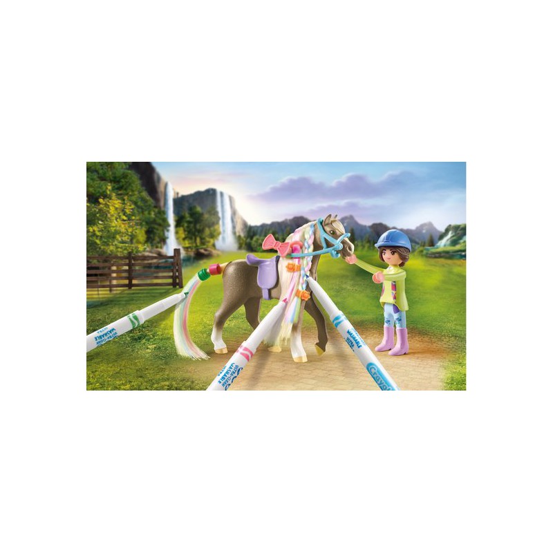 Playmobil - Horses of waterfall, paardenset met stiften 71640