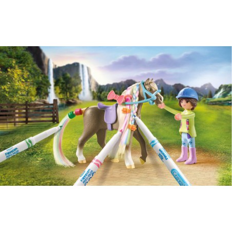 Playmobil - Horses of waterfall, paardenset met stiften 71640