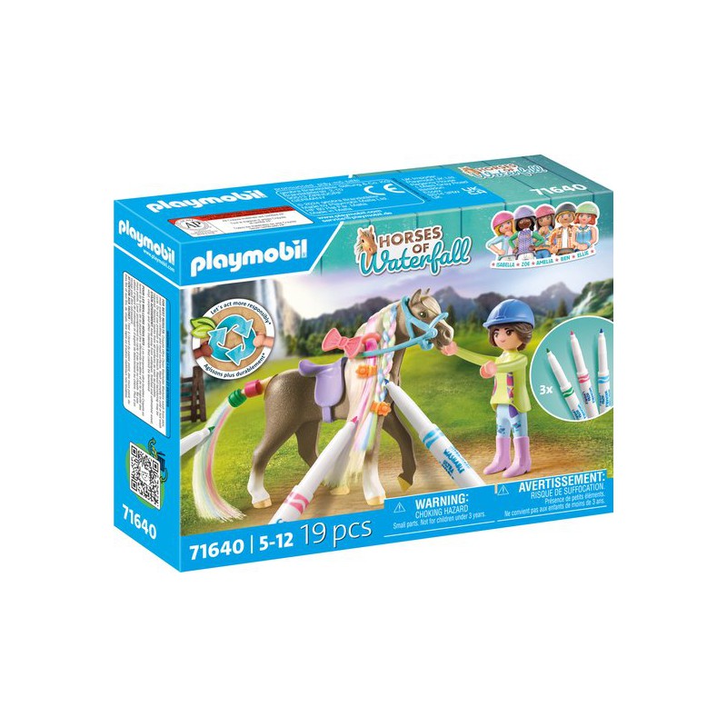 Playmobil - Horses of waterfall, paardenset met stiften 71640