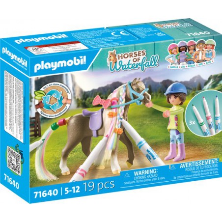 Playmobil - Horses of waterfall, paardenset met stiften 71640