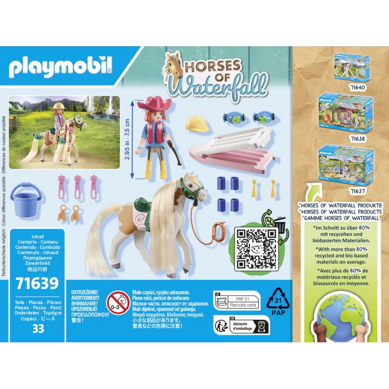 Playmobil - Horses of waterfall, Ellie met paard 71639