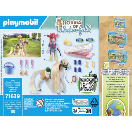 Playmobil - Horses of waterfall, Ellie met paard 71639