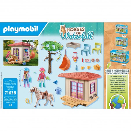 Playmobil - Horses of waterfall, geheim clubhuis voor paardenliefhebbers 71638