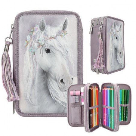 Miss Melody 3-vaks etui FANTASY HORSES 13126