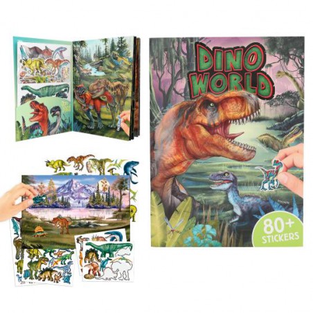 Dino World stickerboek met puffy stickers 13207