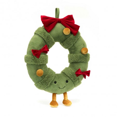 Amuseables decorated christmas wreath, Jellycat