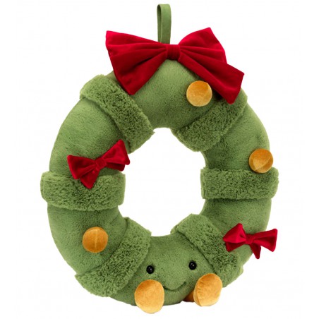 Amuseables decorated christmas wreath, Jellycat