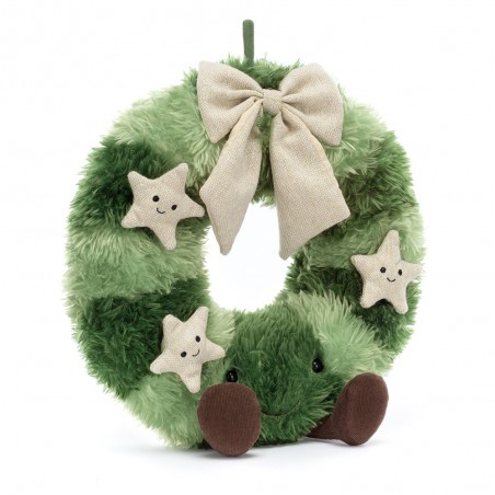 Amuseables nordic spruce wreath, Jellycat