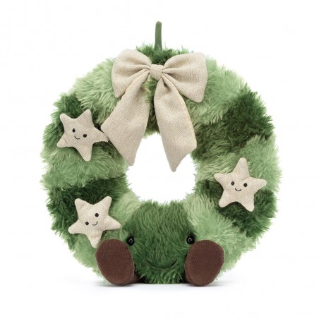 Amuseables nordic spruce wreath, Jellycat