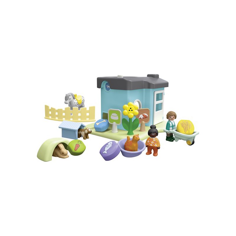 Playmobil Junior - 71690 Dierenpensioen met voerautomaat