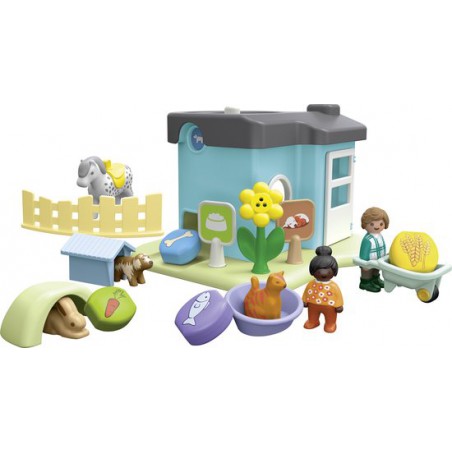 Playmobil Junior - 71690 Dierenpensioen met voerautomaat