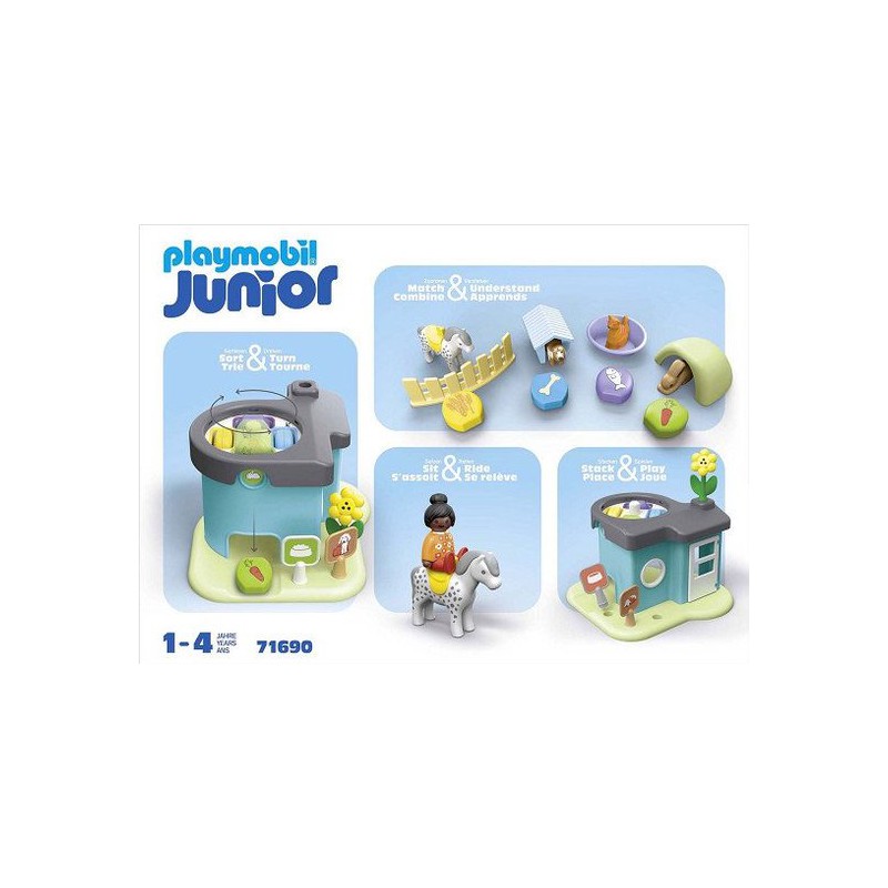 Playmobil Junior - 71690 Dierenpensioen met voerautomaat