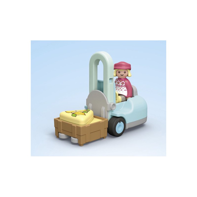 Playmobil Junior - 71691 Biologische marktkraam & heftruck