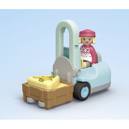 Playmobil Junior - 71691 Biologische marktkraam & heftruck